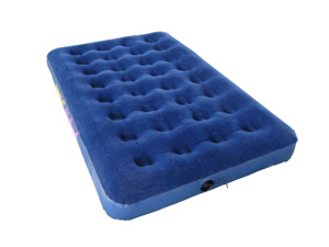 2022 letto gonfiabile del materasso di aria di campeggio del PVC di viaggio doppio letto di aria floccato - Product Image 2