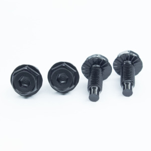 สกรูหัวหกเหลี่ยมสำหรับงานฉีดสปริงหัวเหล็กคาร์บอนออกไซด์สีดำ M6x22mm ISO 14585ใช้งานในอุตสาหกรรม - Product Image 2