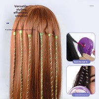 Tresseur de cheveux électrique AiJH DIY, appareil automatique pour tresser et coiffer les cheveux, jouet pour coiffure