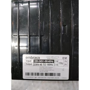 แผงควบคุมคอมเพรสเซอร์อินเวอร์เตอร์ Embraco Vcc3 2456 220-240V 1/3 แรงม้า อะไหล่ตู้เย็น - Product Image 1