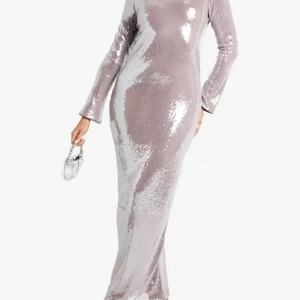 Nouvelles Arrivées Robe de Soirée Femme Sexy à Paillettes et Manches Évasées, Dos Nu, Design Tendance OEM pour Noël - Product Image 3