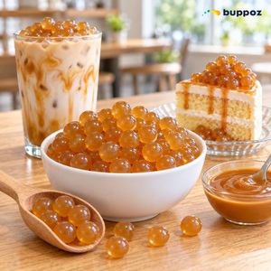 Wholesale Juice Filled Bursting Pearls Bubble Tea Milk Tea Fruit Tea Dessert Topping Brazilian Berry <b>Popping</b> <b>Boba</b> - Product Image 2