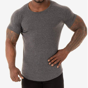 Fabbrica all'ingrosso Mens <span class=keywords><strong>2022</strong></span> Eco Friendly Gym Wear maglietta senza marchio produttori di abbigliamento attivo/ - Product Image 6