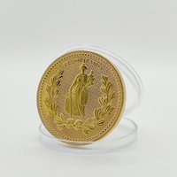 Pièce de monnaie John Wick Continental 40MM en métal plaqué or, souvenir, accessoire de film, pièce de collection, pièces de défi
