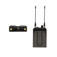 Système de monitoring intra-auriculaire sans fil professionnel double canal U 27 avec microphone-casque à réduction de bruit pour les performances sur scène