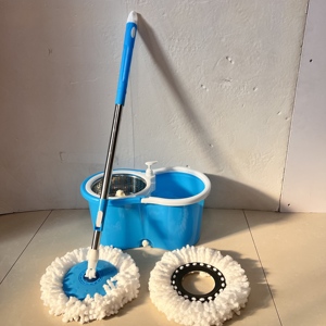 Nhà Sản Xuất Bán Buôn Hộ Gia Đình Làm Sạch Kit Quay Lau Thép Không Gỉ Sợi Nhỏ Vải Xô Lau - Product Image 2