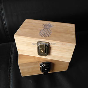 Boîte en bambou polie personnalisée avec couvercle à charnière pour ranger la brosse à dents pain thé savon sel autres cadeaux artisanat en <span class=keywords><strong>bois</strong></span> enseignes murales - Product Image 4