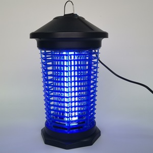 Lámpara Antimosquitos para Exteriores, Trampa Eléctrica para Insectos de 18 W, Luz Azul, Resistente a la Lluvia, para Uso en Jardín - Product Image 2