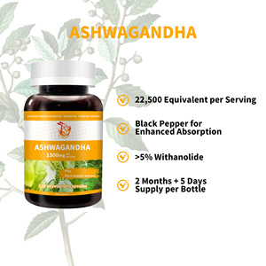 Capsules d'Ashwagandha en gros pour le soutien immunitaire et l'amélioration des performances, complément naturel à base de racine de curcuma - Product Image 5