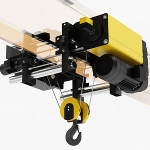 ヨーロッパモデルワークショップ電気ワイヤーロープホイスト低ヘッドルーム特徴ワイヤーロープスリングタイプ - Product Image 2