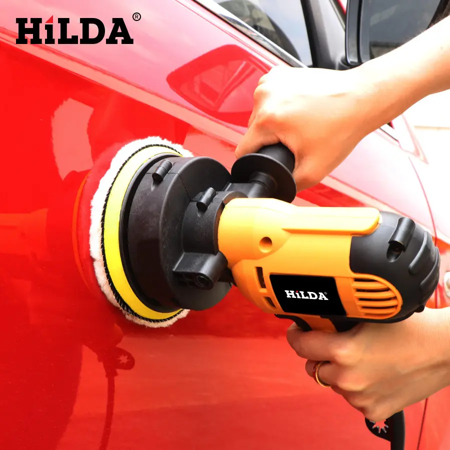 Hilda เครื่องขัดรถยนต์125มม.,ได้รับการรับรอง CE 1400W เครื่องมือขัดเงารถยนต์