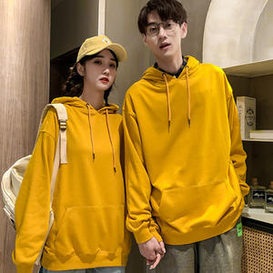 Sweat à capuche court en coton grande taille de haute qualité pour hommes, sweat à capuche surdimensionné gris vierge personnalisé unisexe - Product Image 2