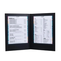 Support de menu lumineux LED personnalisé avec logo, style livre, pour bar, restaurant, boîte de nuit, hôtels