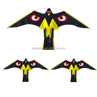 Nouveau cerf-volant de contrôle des oiseaux effrayants Black Hawk de l'usine de cerfs-volants de Weifang