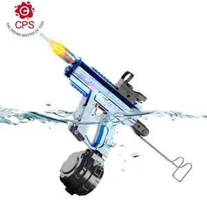 ปืนฉีดน้ำไฟฟ้า UZI ปืนฉีดน้ำอัตโนมัติ ปืนของเล่นไฟฟ้าที่แรงที่สุด พร้อมฝาครอบปืน ของเล่นเกมยิงปืนกลางแจ้ง - Product Image 1