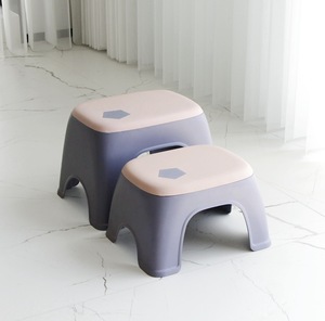 كرسي بلاستيكي طويل وسميك حديث مضاد للانزلاق، مناسب للمنزل وغرفة المعيشة والمطبخ والحمام وصالة الألعاب الرياضية، مع مسند للقدمين - Product Image 4