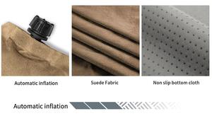 Matelas de <span class=keywords><strong>voiture</strong></span> auto-gonflant compact, portable, imperméable et de haute qualité en TPU |   Micro-suède avec base antidérapante - Product Image 3