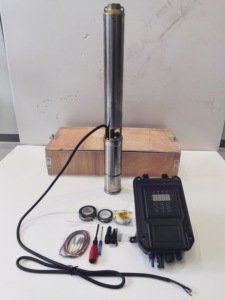 Pompe à eau solaire sans balais de 4 pouces, 75 m, en acier inoxydable, MPPT, pour puits profond, irrigation, pompe submersible solaire - Product Image 3