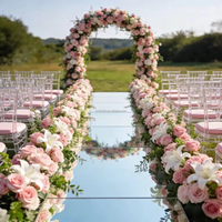 Tapis de couloir miroir épais pour mariage, décoration de scène, tapis réfléchissant pour événements et cérémonies