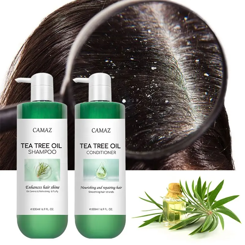 Wholesale Oil Control tea tree shampoo and conditioner set Anti-dandruff tea tree shampoo