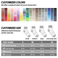 Chaussettes de compression OTC pour hommes et femmes, mi-mollet, grade moyen 15-20 mmHg, multicolores, épaisseur moyenne, ODM