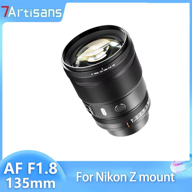 7artisans 135mm F1.8 MAX Full Frame STM Auto Focus Large Aperture Portrait Prime Lens for Sony E Nikon Z Mount Mirrorless Camera