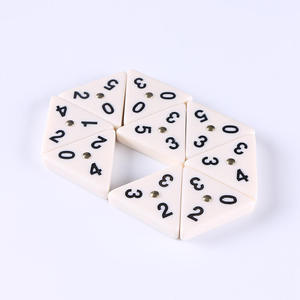 Juego de Estrategia Educativo Ecológico y Personalizable, Dominó Triangular, Juego Familiar para 4 Jugadores, Juego de Mesa Tipo Rummy - Product Image 4