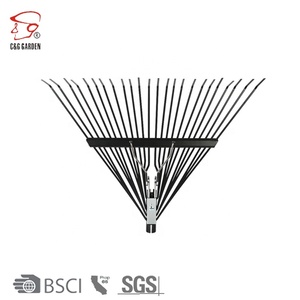RK24-105 24 dents jardin râteau penché feuilles tombées performance des enfants 9 dents râteau ménage jardin outils - Product Image 1