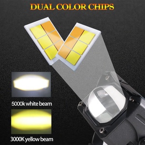 SANVI ไฟตัดหมอก Led <span class=keywords><strong>U9</strong></span> PLUS,ชุดไฟหน้ารถมอเตอร์ไซด์5000K 3000K สำหรับ SUV รถบรรทุก12V 24V DIY - Product Image 4