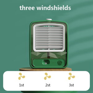 Nuevo Aire Acondicionado Portátil Transparente 2023, Ventilador de Refrigeración de Escritorio para Oficina, Enfriador de Aire Multifuncional para el Hogar, Humidificador - Product Image 3