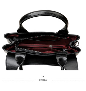 New High Quality Women Messenger Bags for Women Genuine Leather Handbags Crossbody Bags Ladies Shoulder Bags <b>Tote</b> Top-handle - Product Image 6