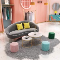 Ensemble de meubles de luxe pour la maison, canapé sectionnel confortable vert 3 places en velours pour salon