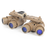 Lunettes de vision nocturne panoramiques Quad Optics Head Mount Super Lightweight GPNVG 18 ARGUS PNVG18 Tube intensificateur d'image