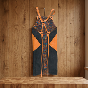 Tablier en jean avec taille réglable et poches pour une utilisation quotidienne en cuisine - Product Image 3