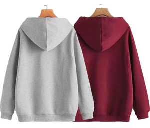 Sudadera de Color Sólido con Forro para Invierno, Transpirable, Ecológica, de Felpa 100% Algodón, Corte Regular, Nueva, ODM/OEM de Fábrica STELLAR - Product Image 2