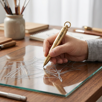 Un stylo de gravure délicat et compact à pointe en alliage, capable de graver et de marquer sur les surfaces métalliques, en verre et en céramique.