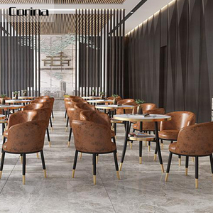 fábrica con cafetería y <span class=keywords><strong>restaurante</strong></span> muebles de diseño moderno de metal de oro mesas <span class=keywords><strong>restaurante</strong></span> mesa de comedor - Product Image 5