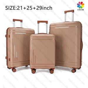 Ensemble de bagages à roulettes en PP rigide 13 pièces |   Mode SKD pour des valises durables et légères à expédition économique - Product Image 4