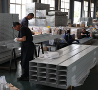 Échelle à câbles GI Hdmann certifiée CE NEMA, surface lisse, installation facile, 75x50mm, pour atelier industriel, routage intérieur