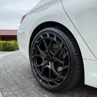Jantes forgées monobloc RCSR en argent 5x114.3 19 20 21 22 pouces, jantes de voiture en alliage d'aluminium personnalisées à 5 branches pour Corvette C6 Audi SQ5 RS5