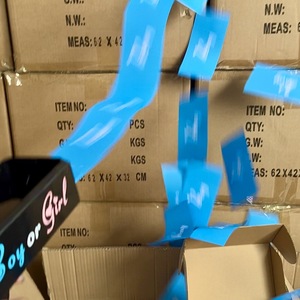 Nuevo producto Género Reveal <span class=keywords><strong>Money</strong></span> Spray Gun Suministros de Ambiente de fiesta de plástico con piezas de papel para niños o niñas - Product Image 5