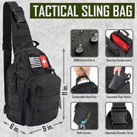 Kit de survie d'urgence de 268 pièces, trousse de premiers soins avec sac bandoulière pour la randonnée, la chasse, cadeau de Noël pour les hommes, les pères