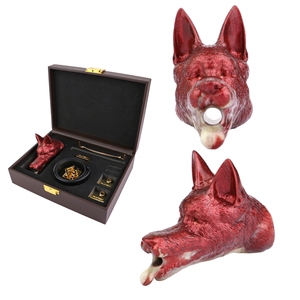 FUNSM kurt kafa açık ağız Mouth SM seksi silikon dudaklar köle çinko alaşım sınırlamalar Bite topu fetiş yetişkin Muzzles Gag kemer ile - Product Image 1