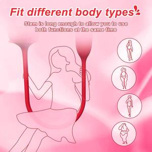 Vibrateur Rose pour Femmes, Jouets Sexuels, Godemichés, Stimulateur 3-en-1 pour Couples et Lesbiennes avec Léchage de Langue et Pénétration, Masseur Point G Féminin - Product Image 4