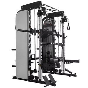 Máquina Smith Multifuncional Comercial al por Mayor, Rack de Sentadillas, Gantry para Dominadas, Set Completo con Pila de Pesas 60KG 80KG - Product Image 1