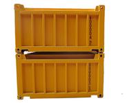 Conteneurs cubes semi-hautes de 20 pieds (20') à ouverture supérieure rigide avec toit amovible pour un chargement et un déchargement faciles des marchandises