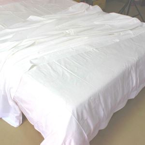 도매 중고 면 두꺼운 짠 침대 시트 새로운 조건 간접 침구 세트 - Product Image 5
