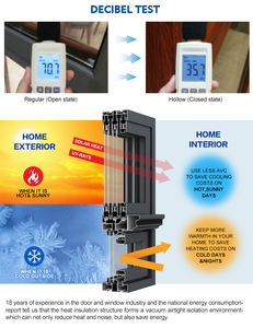 Modern Özel Tasarım Kasırgaya Dayanıklı Sürme Pencere Çift Camlı Kapı ve Pencereler Ev İçin CE Belgeli Alüminyum Alaşımlı Pencere - Product Image 4