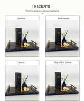 Diffuseur d'arômes sans flamme pour hôtel, huile essentielle, parfum longue durée pour la maison, désodorisant pour salle de bain, éliminateur d'odeurs, décoration parfumée