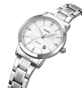 Reloj de Pulsera de Cuarzo para Mujer, Marca Skmei <span class=keywords><strong>1819</strong></span>, Diseño Moderno, Reloj de Cuarzo de Acero Inoxidable para Mujer - Product Image 4